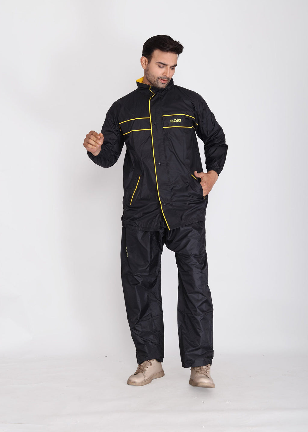 Black AquaDefender Rainwear | GS-704