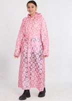 Pink Long Coat Rainwear | LR-16