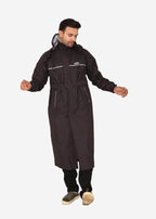 Black Trench Coat Rainwear | ARP-49