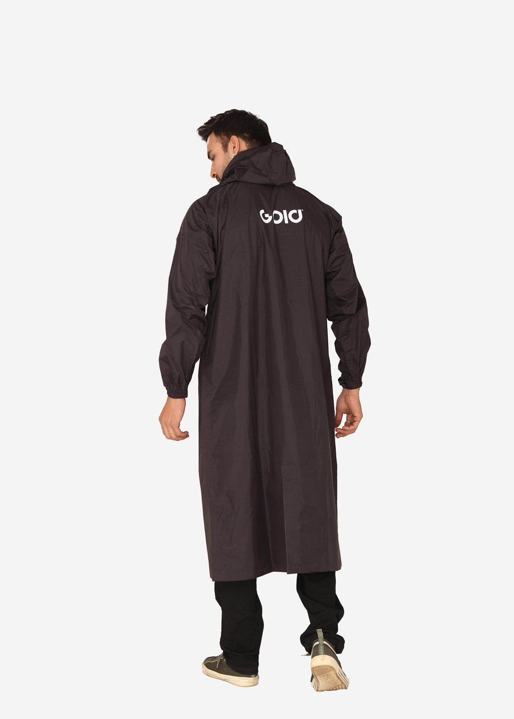Black Trench Coat Rainwear | ARP-49
