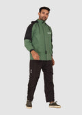 Black & Green Hydro Rainwear | GS-707