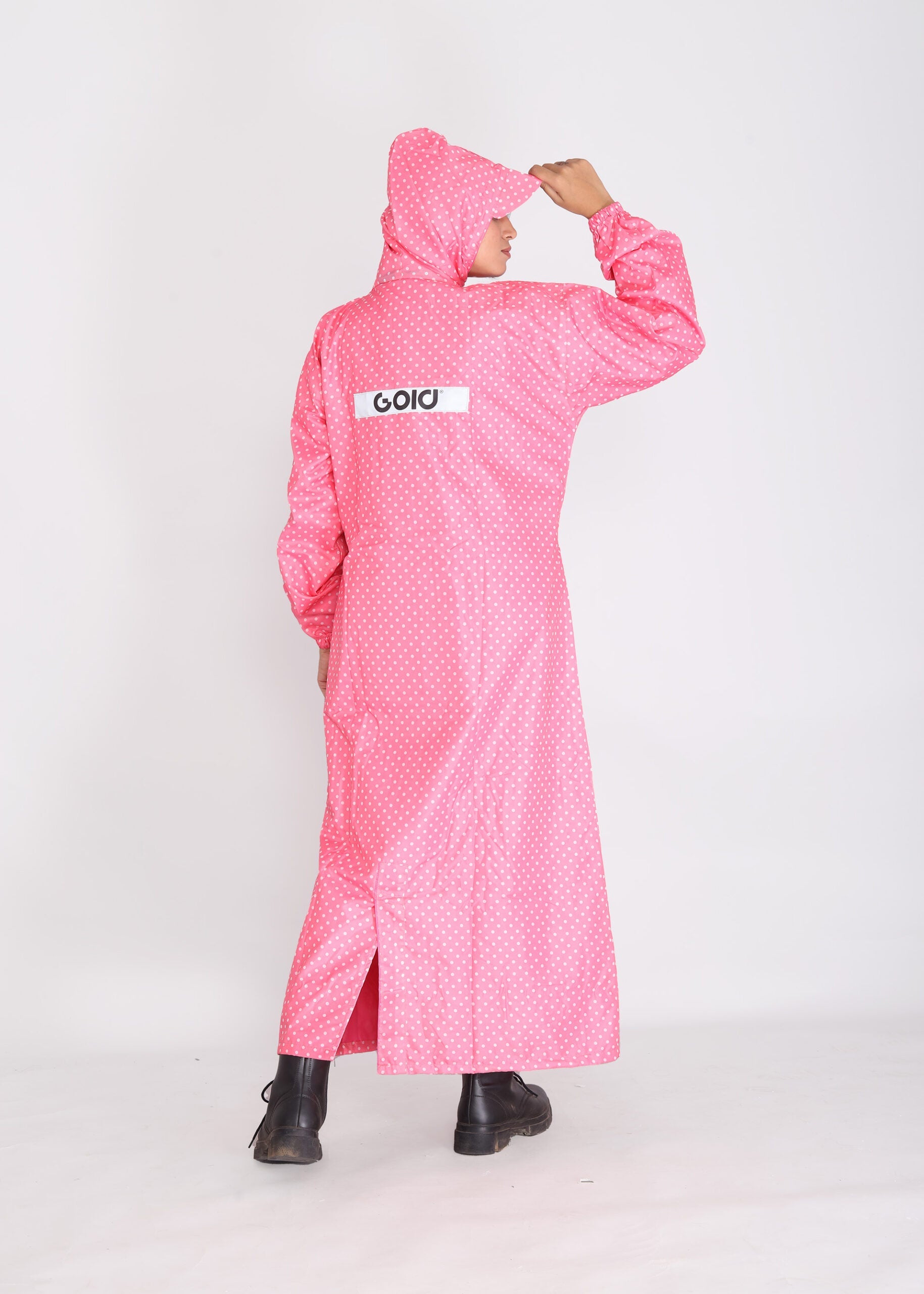 Pink Polka Dot Rainwear | GL-304