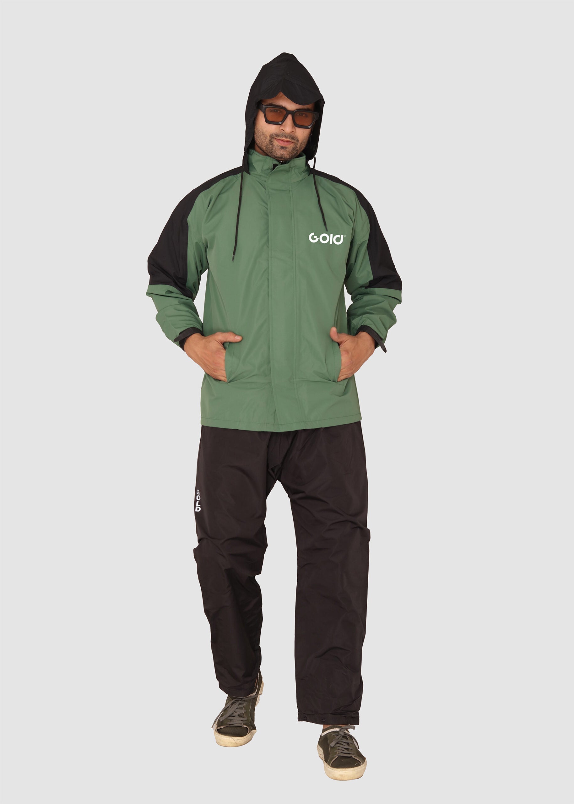Black & Green Hydro Rainwear | GS-707