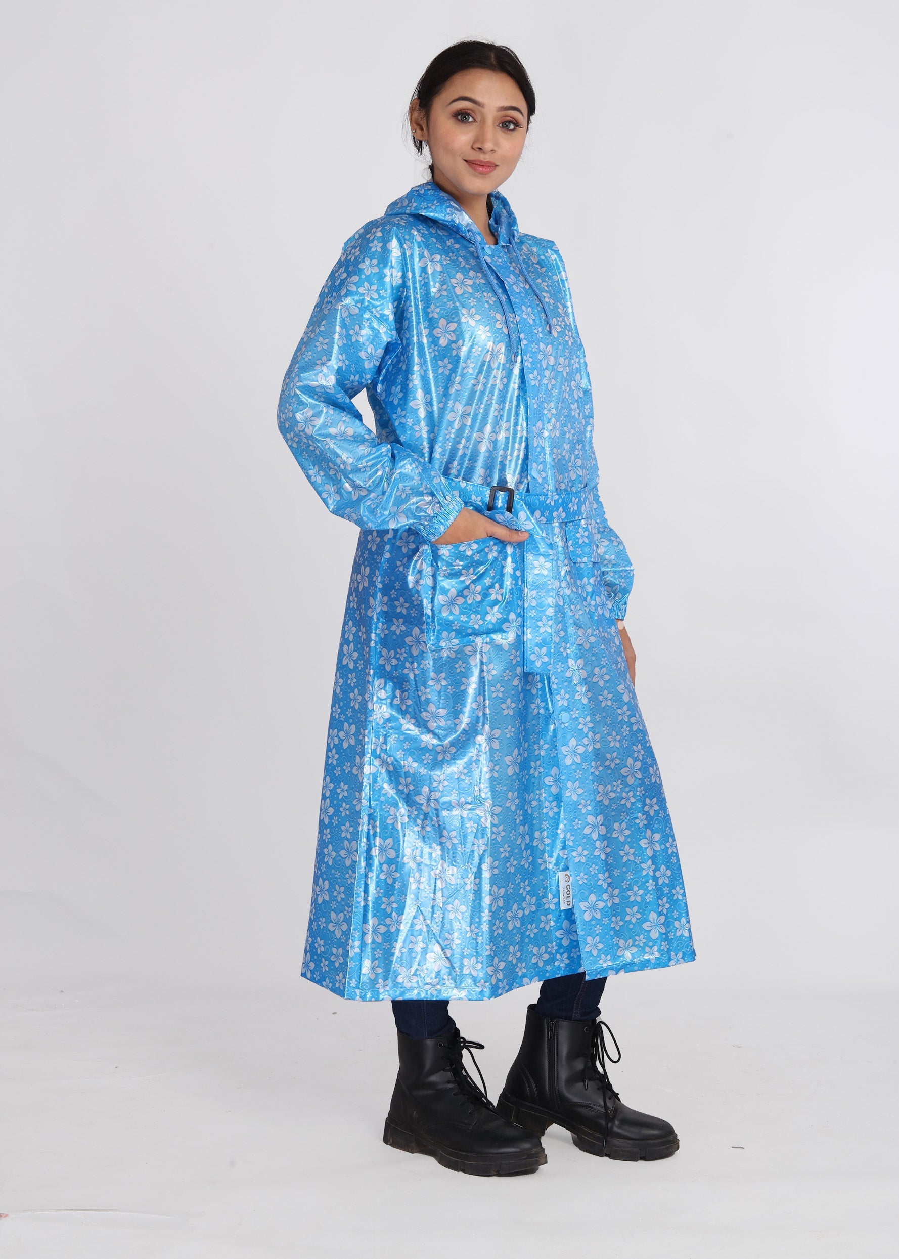 Aqua Blossom Rainwear | LR-18