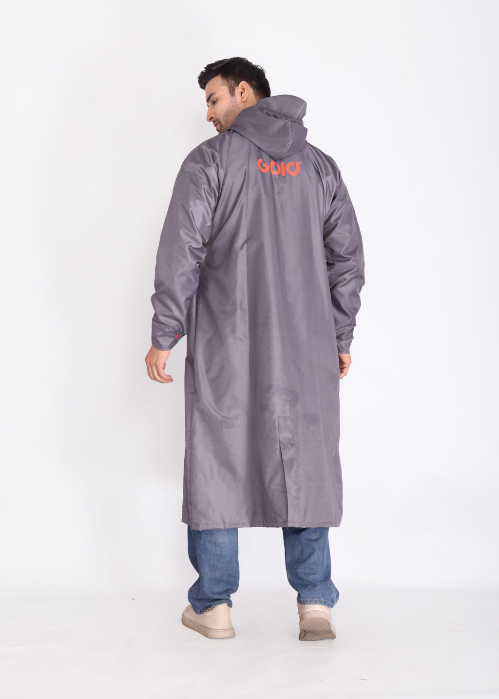 Purple Trench Coat Rainwear | MLC-201