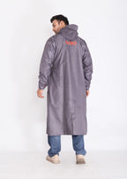 Purple Trench Coat Rainwear | MLC-201