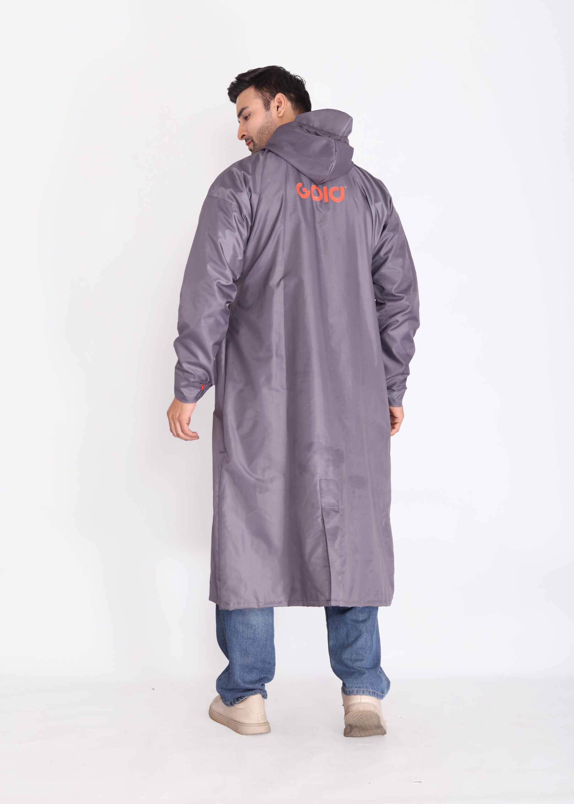 Purple Trench Coat Rainwear | MLC-201