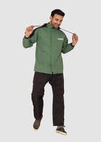 Black & Green Hydro Rainwear | GS-707