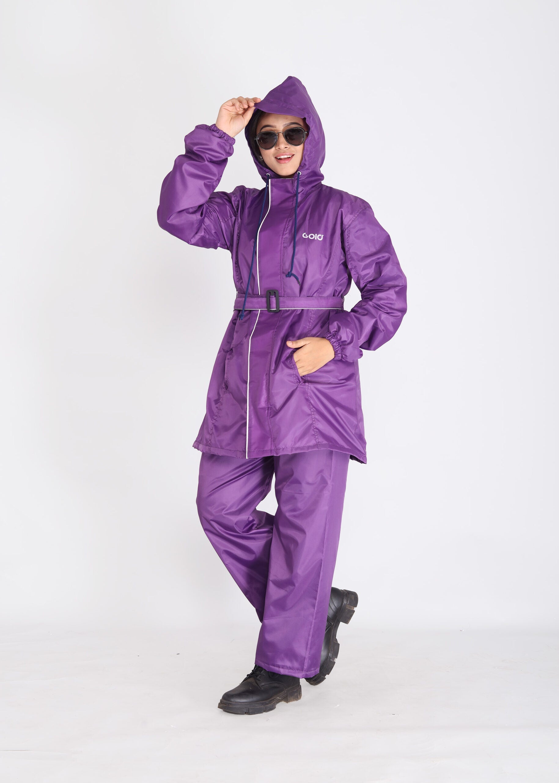 Purple Scooty Rainwear | LS-01