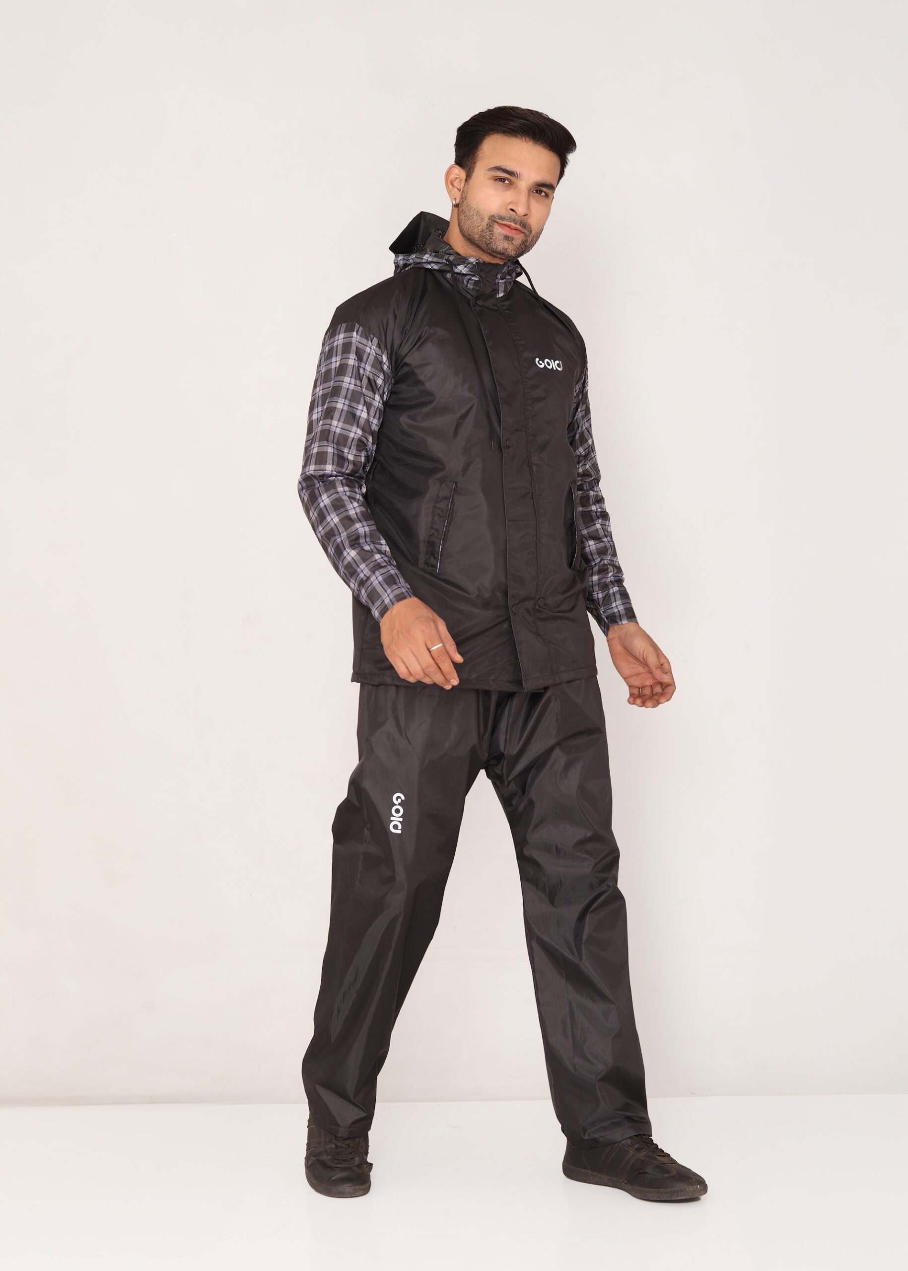 Black GridShield Rainwear | GS-127