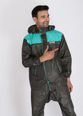 Aqua Charcoal Rainwear | ARP-29