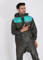 Aqua Charcoal Rainwear | ARP-29