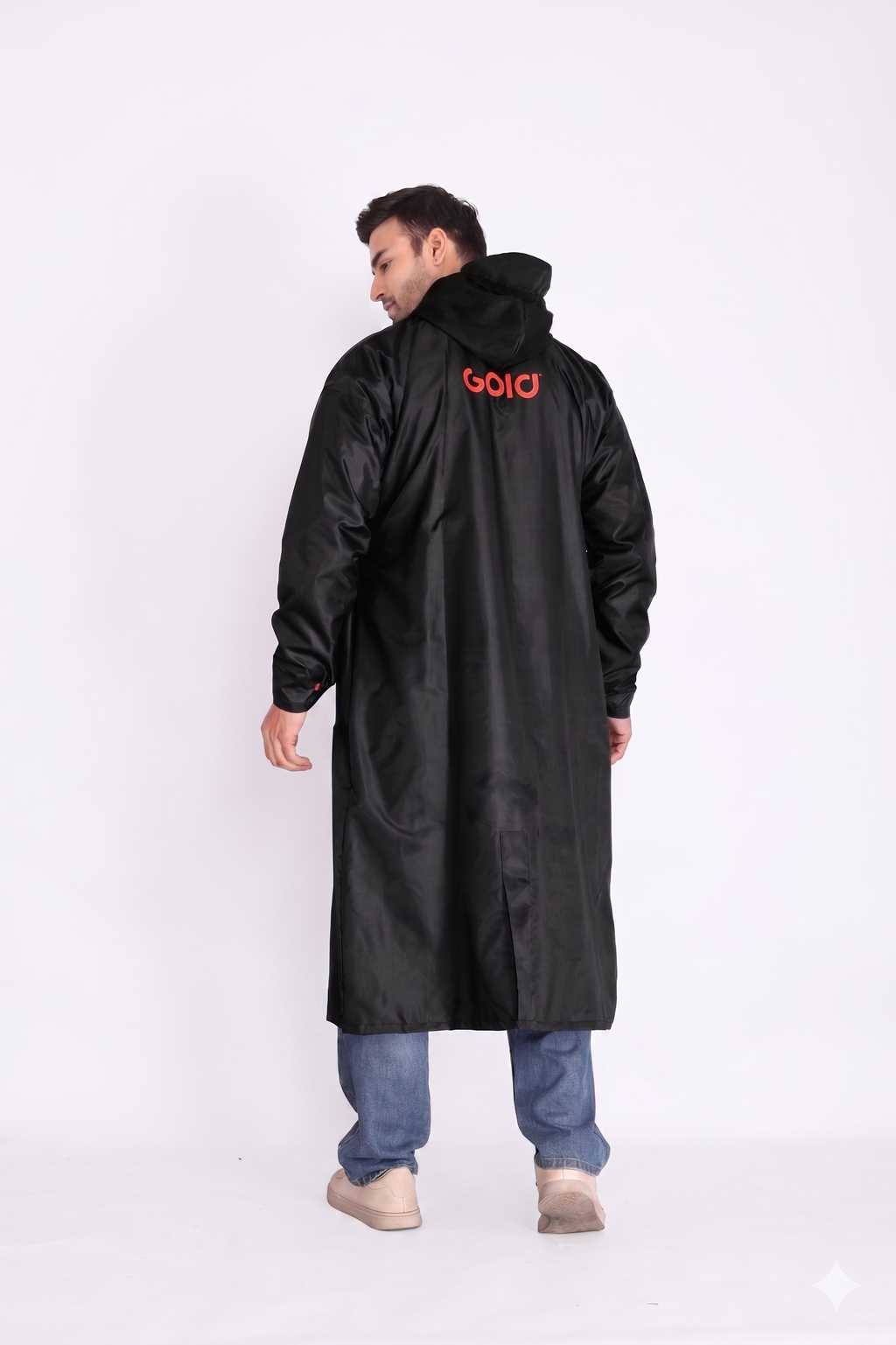 Purple Trench Coat Rainwear | MLC-201