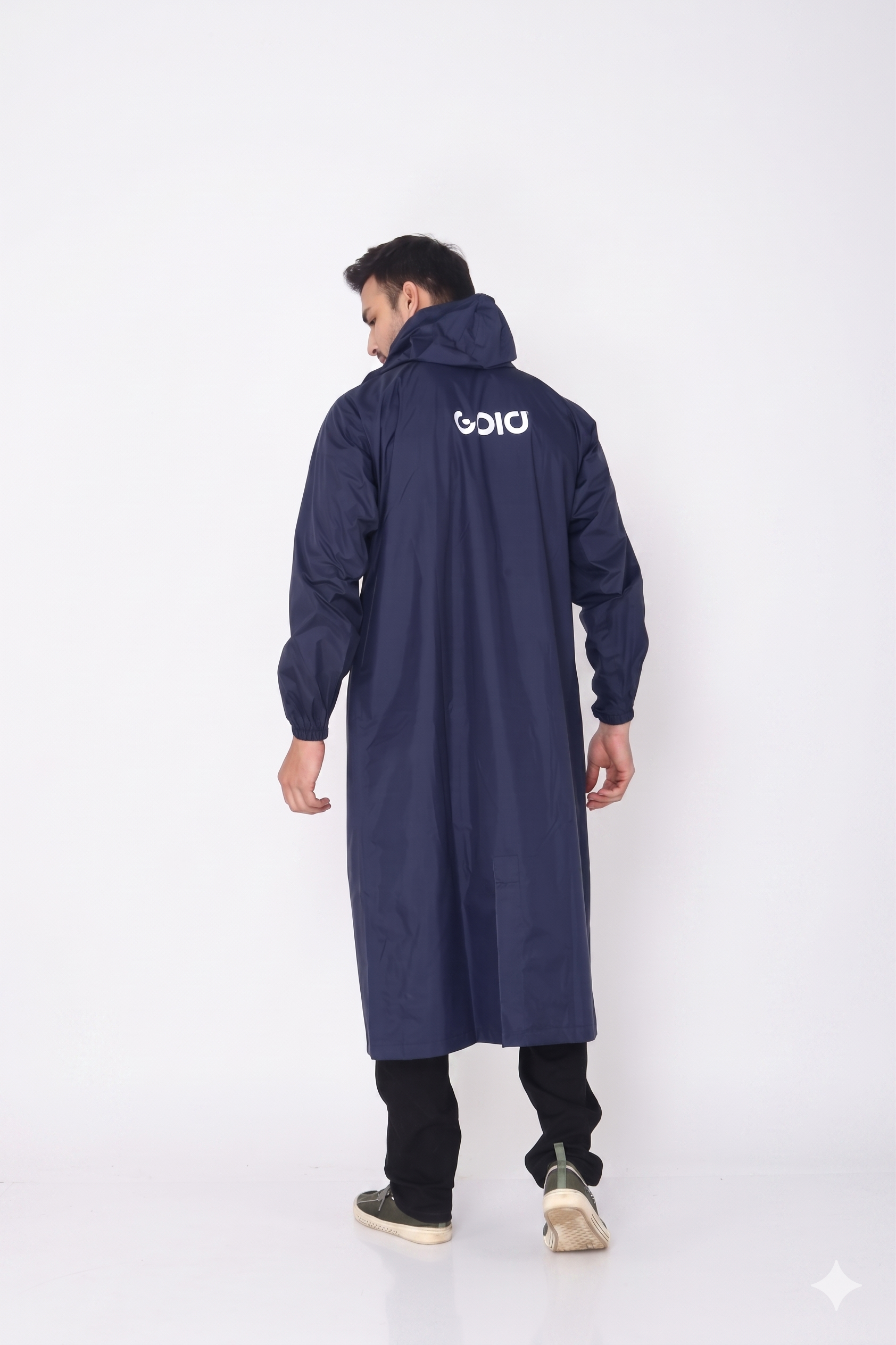 Black Trench Coat Rainwear | ARP-49