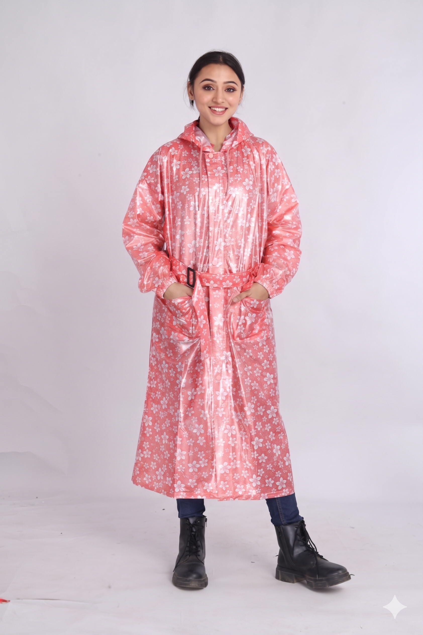 Aqua Blossom Rainwear | LR-18