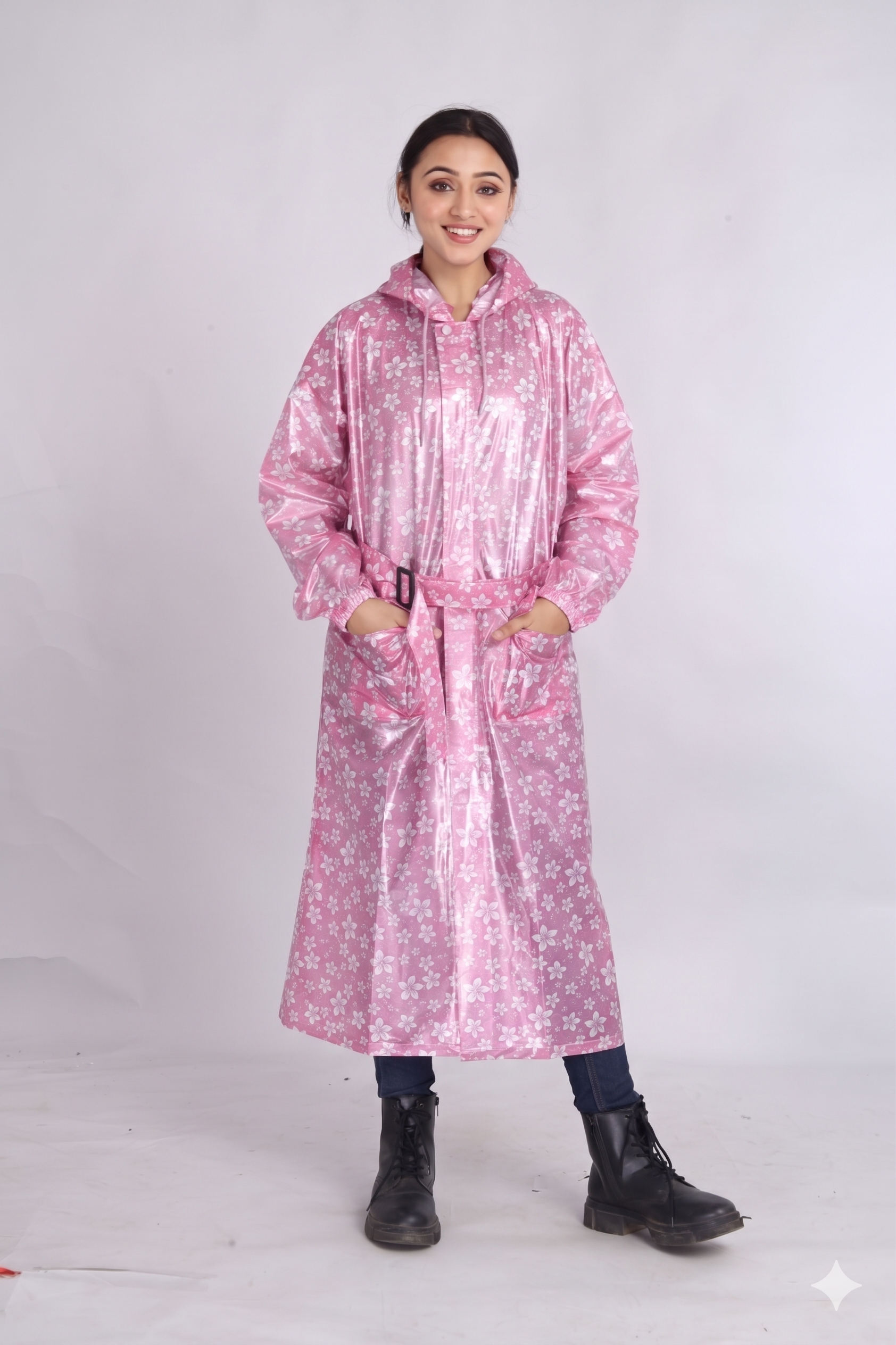 Aqua Blossom Rainwear | LR-18