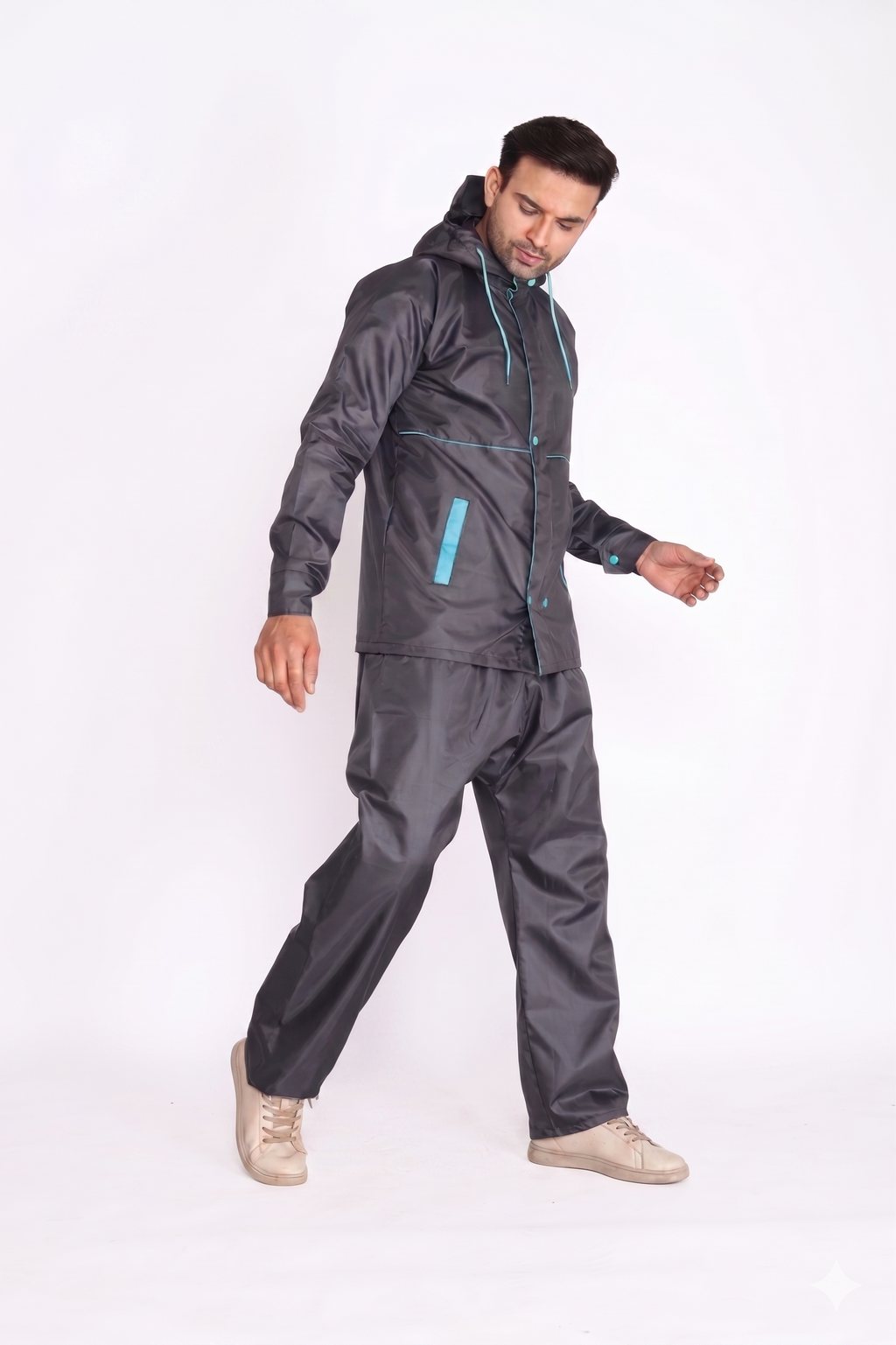 Classic Neon Blue Rainwear | GS-107