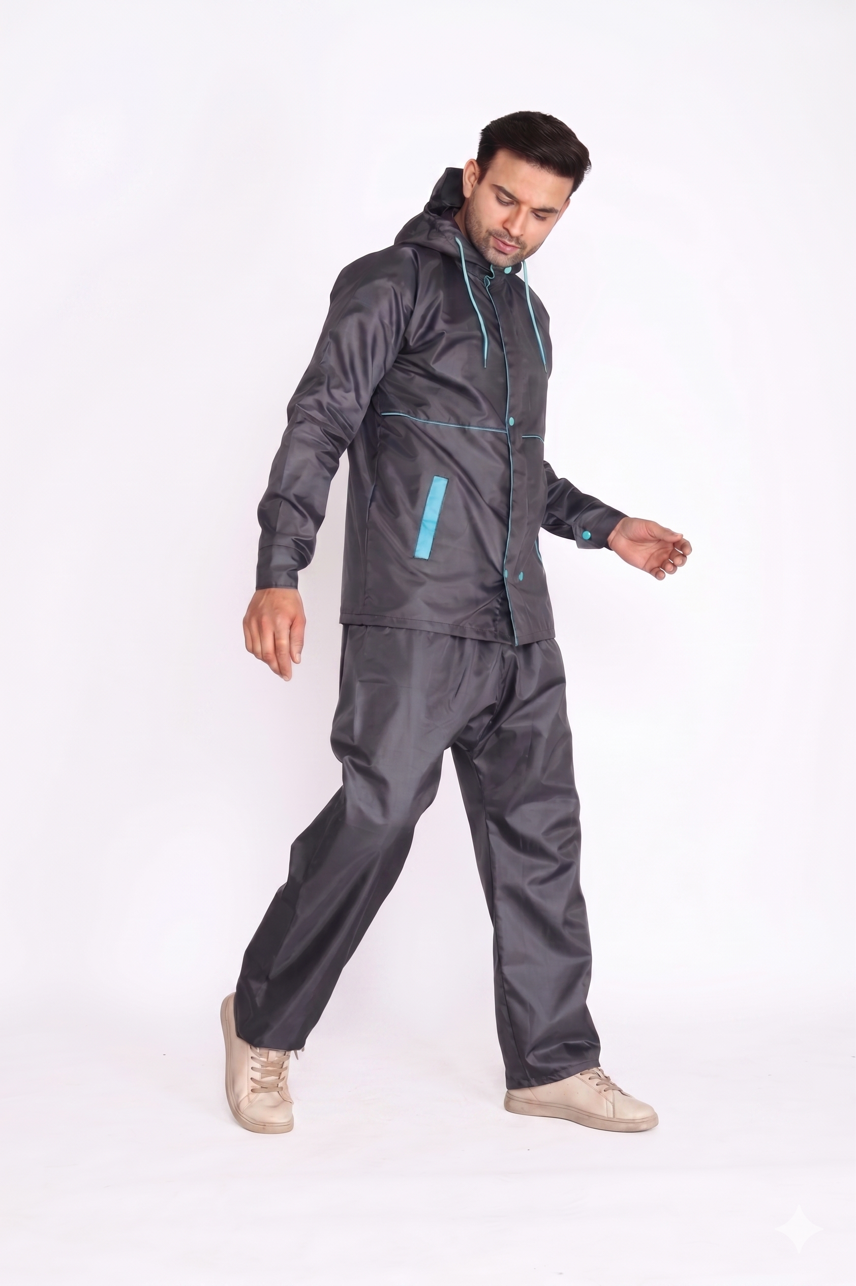 Classic Neon Blue Rainwear | GS-107