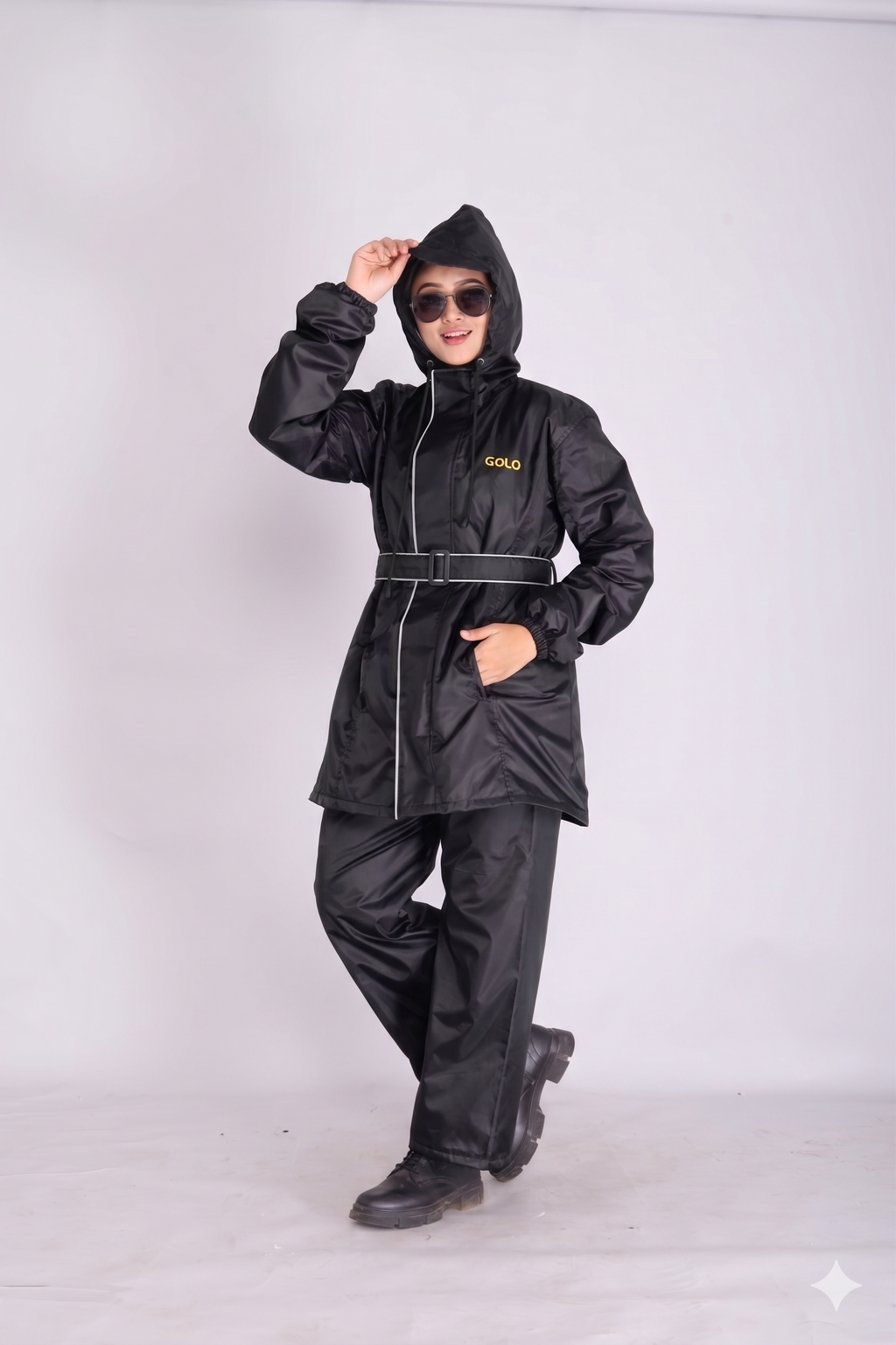 Purple Scooty Rainwear | LS-01