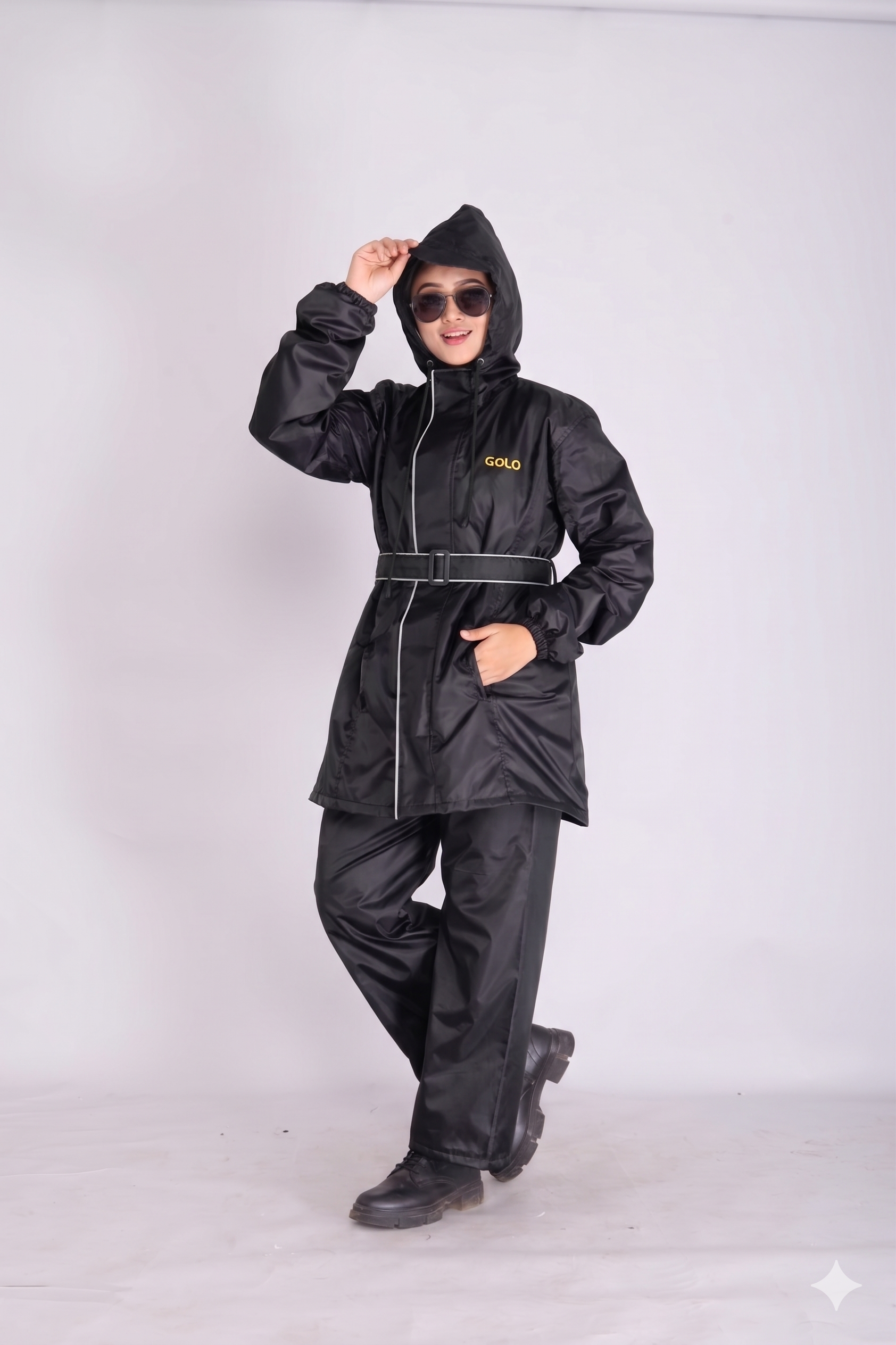 Purple Scooty Rainwear | LS-01