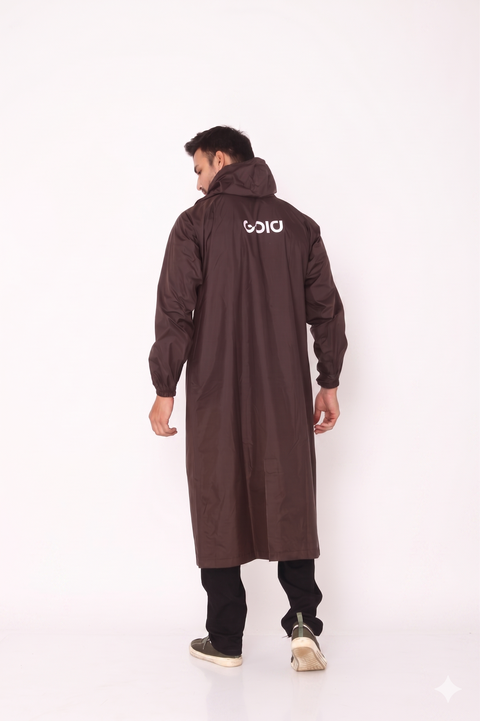 Black Trench Coat Rainwear | ARP-49