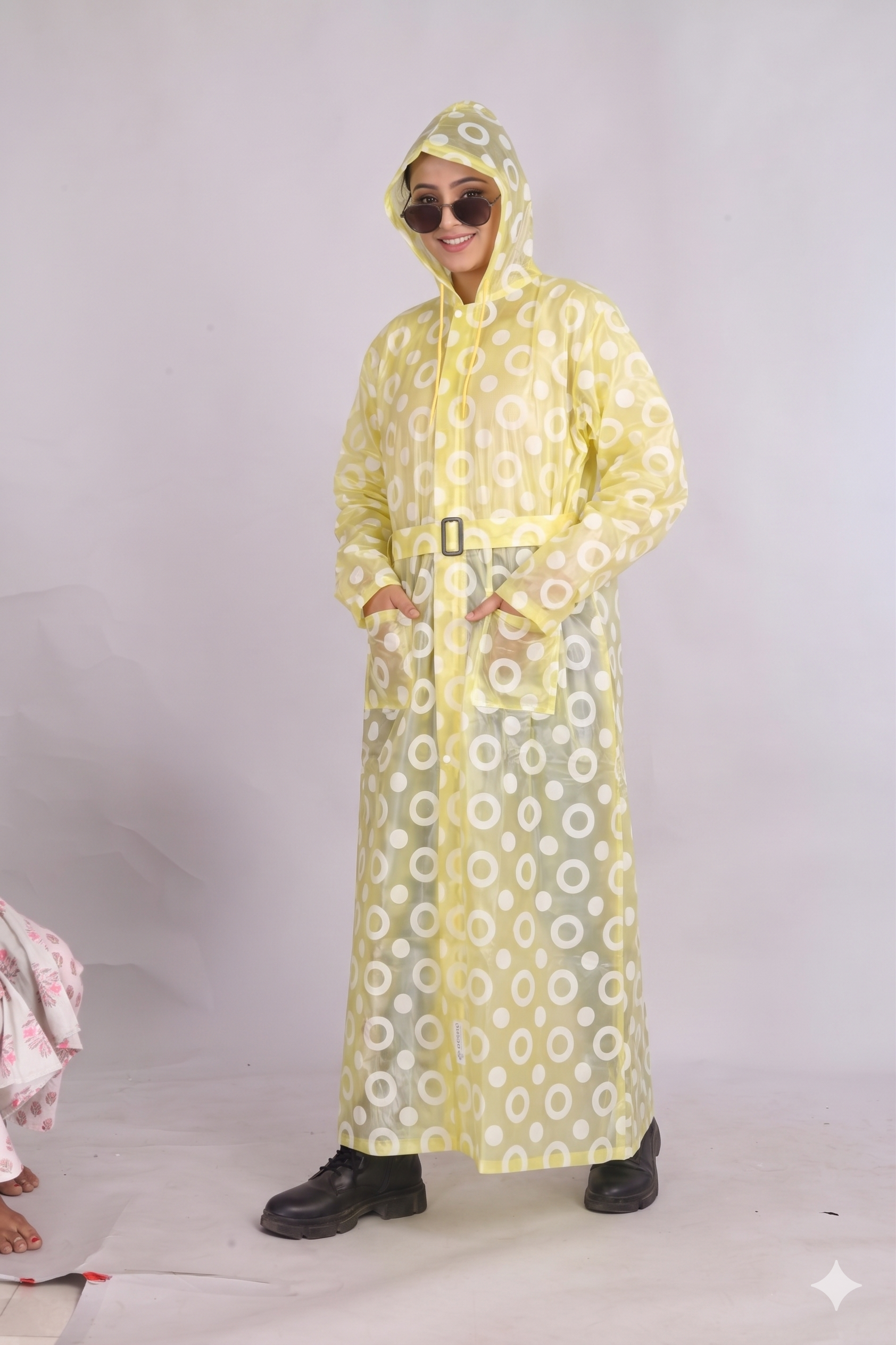 Pink Long Coat Rainwear | LR-16