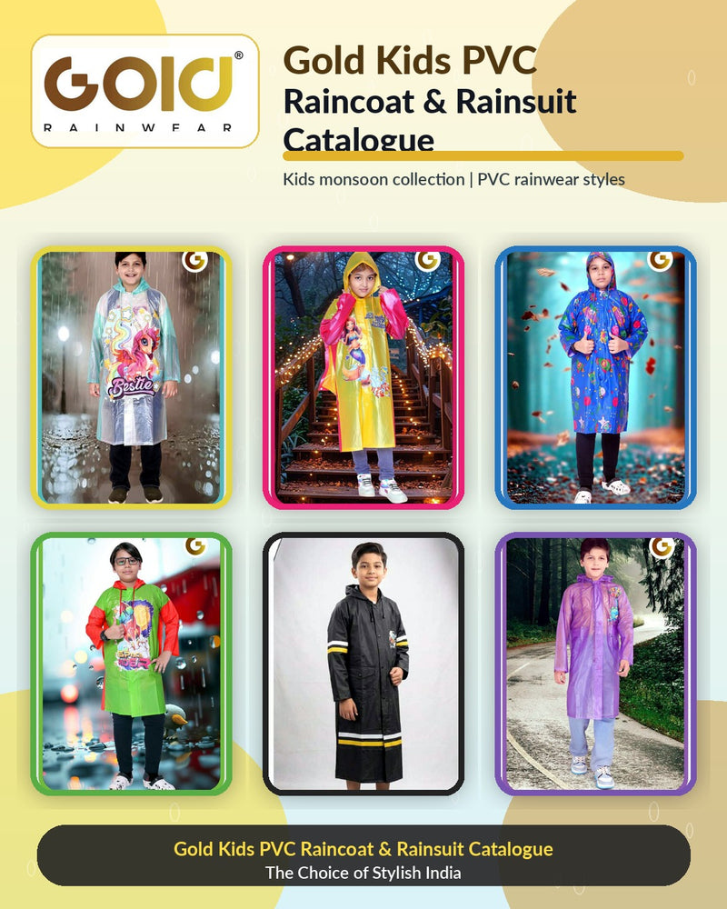 Gold Kids PVC Raincoat & Rainsuit catalogue