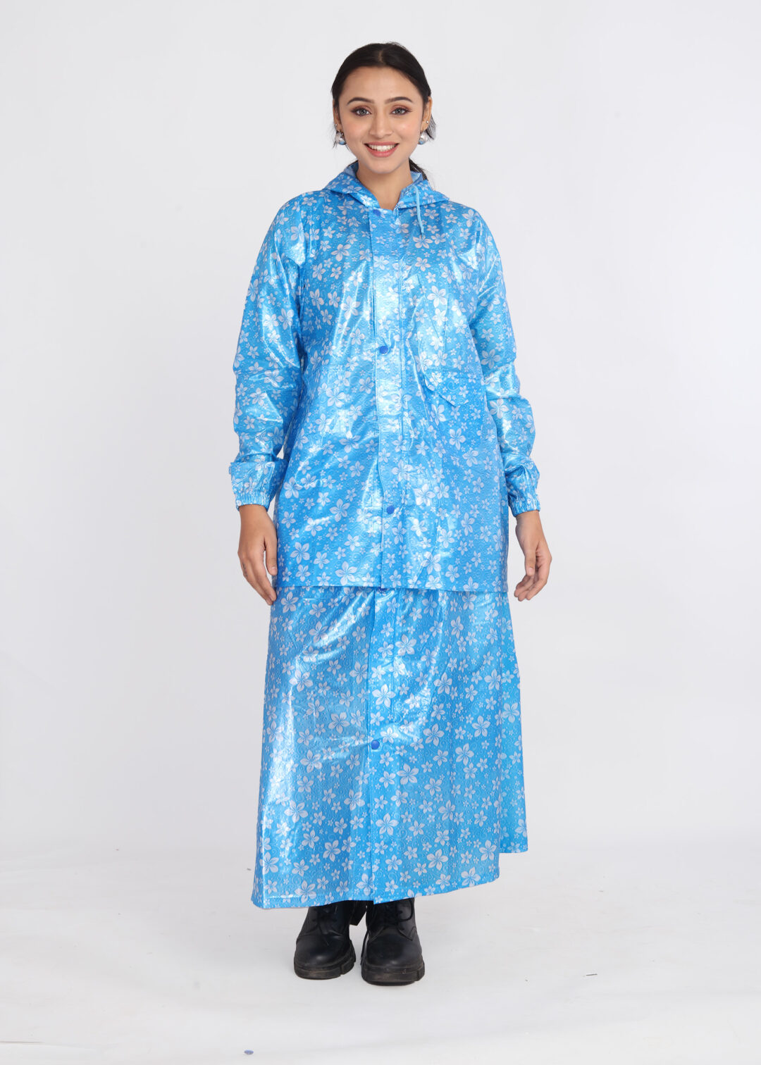 Blue Petals Rainwear | LST-10