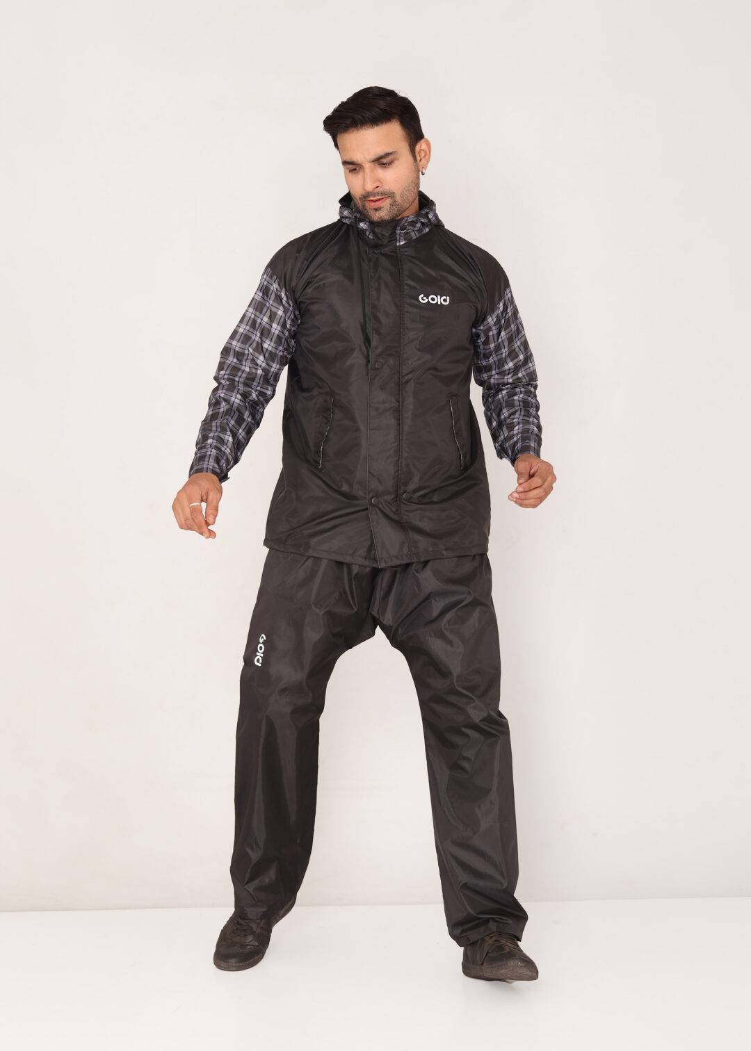 Black GridShield Rainwear | GS-127
