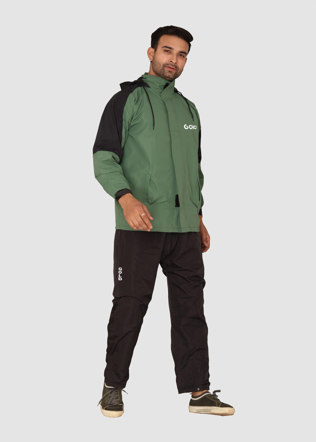 Black & Green Hydro Rainwear | GS-707