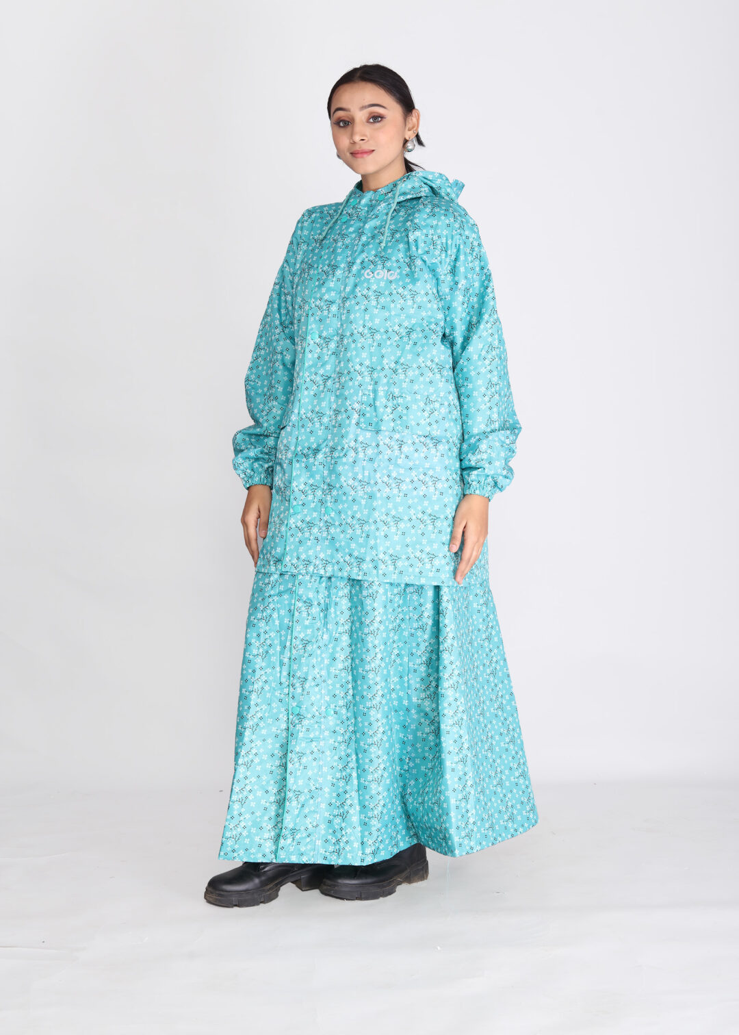 Azure Bloom Rainwear | SK-24